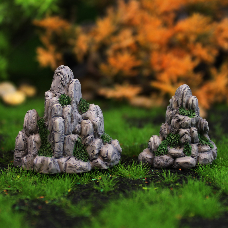 Bonsai Rock Garden - 1 шт., горный миниатюрный искусственный камень,